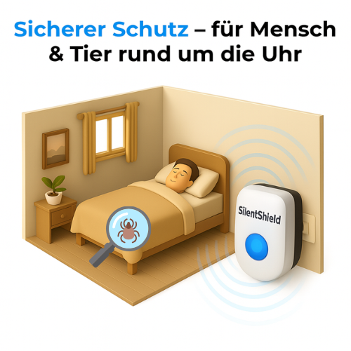 SilentShield™ – Ultraschall-Schädlingsbekämpfer